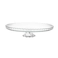 Блюдо стеклянное на ножке "Патиссэри", D 28 см