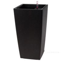 Кашпо PLANTA VITA "Conic Stone gray" с автополивом (пластик), 22х22хH41 см