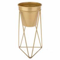 Подставка с кашпо для композиций (металл), 13x13xH27 см