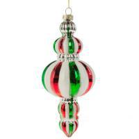 Елочная игрушка (стекло), D8хН20см