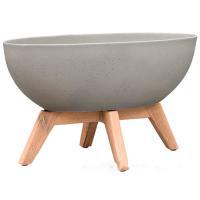 Кашпо Refined Retro with feet Douglas S Clouded Grey, 60х35хН34см