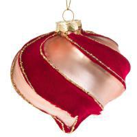 Елочная игрушка "Луковка" (стекло), D10см