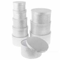 Набор коробок "Новогодняя", D28xH14 см, D13,4xH8 см (10шт)