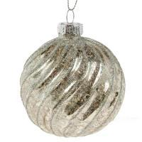 Елочная игрушка "Шар" (стекло), D8см