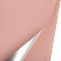 Набор двусторонней матовой пленки (цветная/серебро), 58х58 см, 58 mic (20шт)