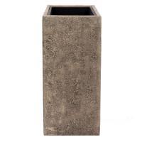 Кашпо полистоун Nobilis Marco "Pms-brown Column", 30х30хH75 см с тех.горшком