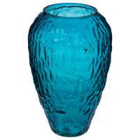 Ваза с декоративной текстурой "Линда" (стекло), D18,5xH28 см