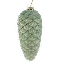 Елочная игрушка "Шишка" (стекло), D8хН17см