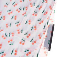 Набор упак.бумаги тишью "Вишенки" 17g, 50х70 cм (10шт)