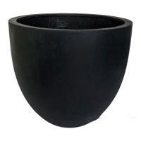 Кашпо файберстоун Nobilis Marco "Black Round", D70хH61 см