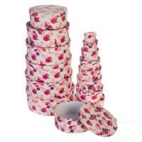 Набор коробок шляпных "Цветы", D46,5xH17,1 см, D10xH6,5 см (15шт)