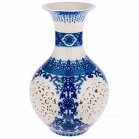 Ваза "Шинуазри Blue" (керамика), D13xH28 см
