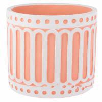 Кашпо "Узор" (керамика), D15xH13,5 см