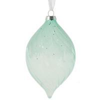Елочная игрушка "Олива" (стекло), Н10см