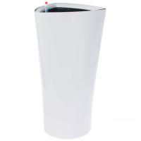 Кашпо PLANTA VITA "Crater Silk white" с автополивом (пластик), D29,5xH56,5 см