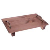 Поднос с ручками "Браун-1" (дерево), 40х24хН6 см