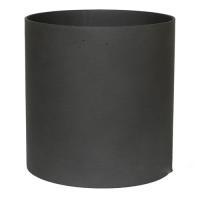 Кашпо Refined Puk L Volcano Black, D25xH24,5см