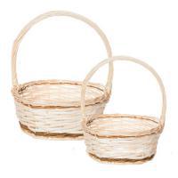 Набор корзин из ивы Подарочные, 2 шт, D 33/28 см