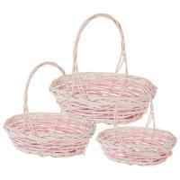 Набор корзин плетеных (ива), 48х36xH15/41см, 40х30хН12/35см, 35х24xH11/30см, (3 шт)