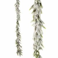 Гирлянда еловая заснеженная искусственная, 190 см