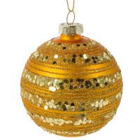 Елочная игрушка "Шар" (стекло), D8см