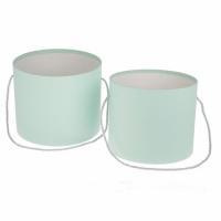 Набор коробок шляпных без крышки, D22xH18 см, D20xH17,5 см (2шт)