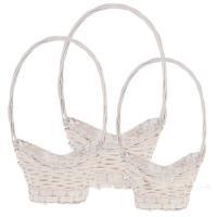 Набор корзин плетеных (ива), 39х25xH15/62см, 31х19xH14/58см, 22х12xH12/52см, 3шт.