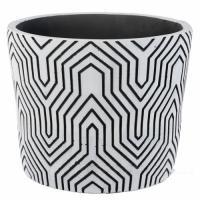 Кашпо "Узор" (керамика), D15xH12,5 см