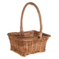 Корзина из ивы "Прямоугольная" 18 х 13 см