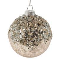 Елочная игрушка "Шар" (стекло), D8см