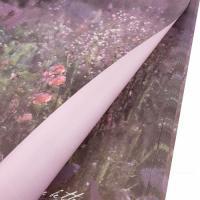 Набор бумаги крафт белый "Цветы" 110г/м2, 38х50 см (10шт)