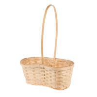 Корзина из бамбука "Овальная с изгибом", 31 х 18 см