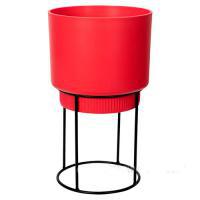 Кашпо B. For Studio Round Brilliant Red, D22,2хH38,2см