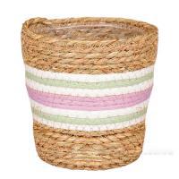 Кашпо плетеное (морские водоросли), D14xH14 см