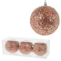 Набор елочных игрушек "Шар" (пена), D8см, 3шт.