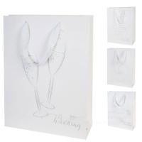 Набор пакетов подарочных "Wedding time", 32x11,5xH42 см (12шт), в асс.