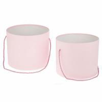 Набор коробок шляпных без крышки, D22xH18 см, D20xH17,5 см (2шт)