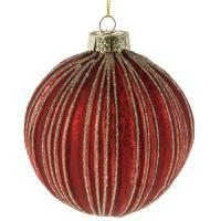 Елочная игрушка "Шар" (стекло), D10см