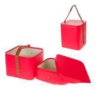 Коробка подарочная с ручкой, 20,5x20,5xH23,5 см