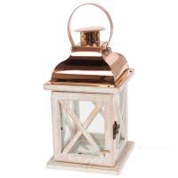 Фонарь (дерево, стекло), 13,5x13,5xH24,5 см