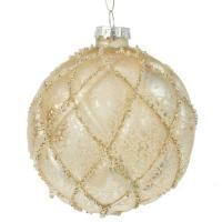 Елочная игрушка "Шар" (стекло), D10см