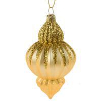 Елочная игрушка (стекло), D8хН14см