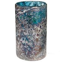 Ваза "Мрамор" (стекло), D10xH18 см