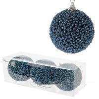 Набор елочных игрушек "Шар" (пена), D10см, 2шт.