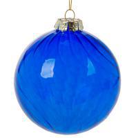 Елочная игрушка "Шар" (стекло), D10см