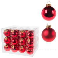 Набор шаров (стекло),5,7 см, 36 шт.