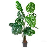 Растение искусственное "Монстера" в кашпо, H140 см