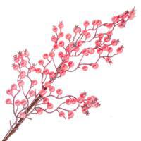 Ветка ягодная искусственная (пластик), 70см