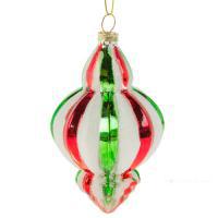 Елочная игрушка (стекло), D8хН20см