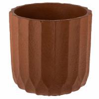 Кашпо с дренажным отверстием (керамика), D17,5xH18 см